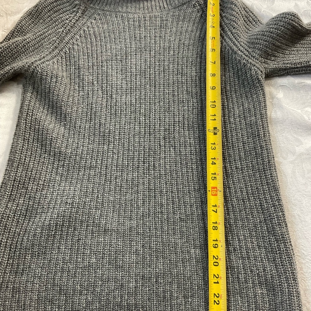 Bartolini Turtle Neck Sweater Grey Wool/Cashmere Blend Women’s Size Xsmall Italy - Picture 5 of 8